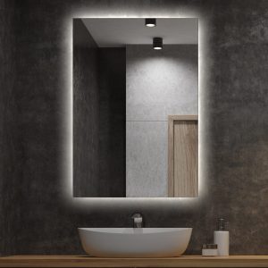 Nowoczesne Lustro Ledowe do Łazienki LED 80×60 cm 110829 Nowoczesne Lustro Ledowe do Łazienki LED 80×60 cm 110829