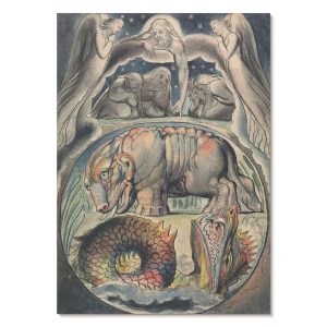 Nowoczesne plakaty A1 Behemoth i Lewiatan projektu Williama Blake’a 1012591 Nowoczesne plakaty A1 Behemoth i Lewiatan projektu Williama Blake’a 1012591