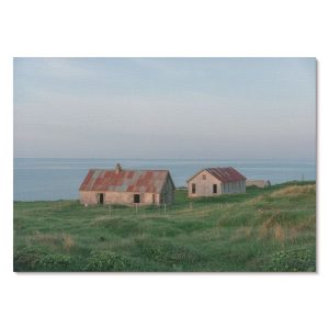 Nowoczesne plakaty A1 Rustykalne budynki morze projektu P. van B. 1020770