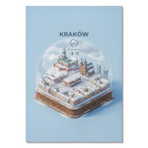 Nowoczesne plakaty A2 Kraków pod szklanym kloszem projektu Jorna 1013236 Nowoczesne plakaty A2 Kraków pod szklanym kloszem projektu Jorna 1013236