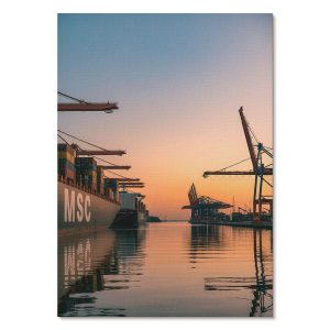 Nowoczesne plakaty A2 Portowy krajobraz kontenerowce żurawie 977827 Nowoczesne plakaty A2 Portowy krajobraz kontenerowce żurawie 977827