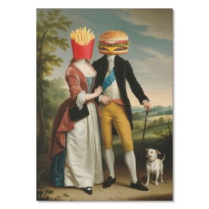 Nowoczesne plakaty A2 Surrealistyczny hamburger projektu Evy Brand 1013926 Nowoczesne plakaty A2 Surrealistyczny hamburger projektu Evy Brand 1013926
