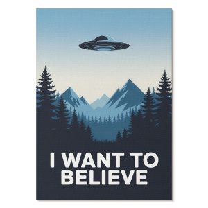 Nowoczesne plakaty A2 UFO las góry tajemnica projektu North Form 1015582 Nowoczesne plakaty A2 UFO las góry tajemnica projektu North Form 1015582
