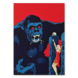 Nowoczesne plakaty A3 King Kong duński plakat (1933) RKO Pictures 1013232 Nowoczesne plakaty A3 King Kong duński plakat (1933) RKO Pictures 1013232