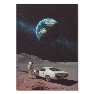 Nowoczesne plakaty A4 Astronauta księżyc samochód Ziemia gwiazdy 979059 Nowoczesne plakaty A4 Astronauta księżyc samochód Ziemia gwiazdy 979059