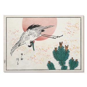 Nowoczesne plakaty A4 Drzeworyt japoński żuraw autorstwa Utagawy Hiroshige 1008083 Nowoczesne plakaty A4 Drzeworyt japoński żuraw autorstwa Utagawy Hiroshige 1008083