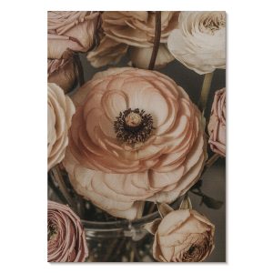 Nowoczesne plakaty A4 Pastelowe kwiaty elegancja harmonia 978191