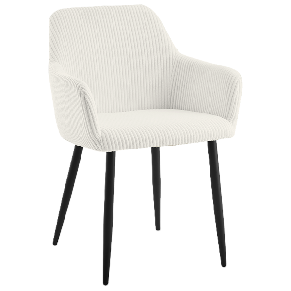 Nowoczesne stylowe krzesło kuchnia jadalnia salon KT206 Lotta sztruks beż 865093