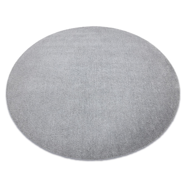 Nowoczesny dywan do prania LATIO 71351060 srebrny koło 120 cm 271738