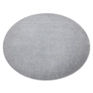 Nowoczesny dywan do prania LATIO 71351060 srebrny koło 80 cm 271734 Nowoczesny dywan do prania LATIO 71351060 srebrny koło 80 cm 271734