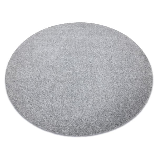 Nowoczesny dywan do prania LATIO 71351060 srebrny koło 80 cm 271734