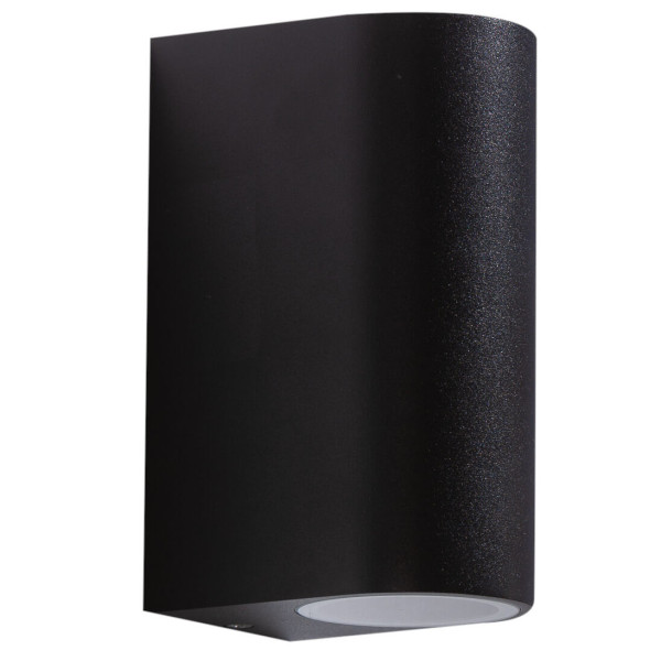 Nowoczesny kinkiet zewnętrzny Rimini czarna lampa ścienna 232675