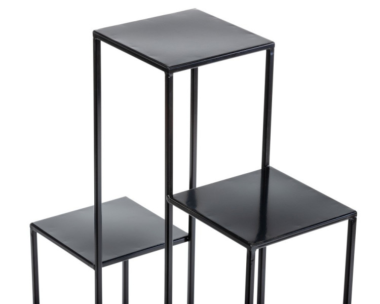 Nowoczesny kwietnik Podium 80 cm czarny LOFT 88075