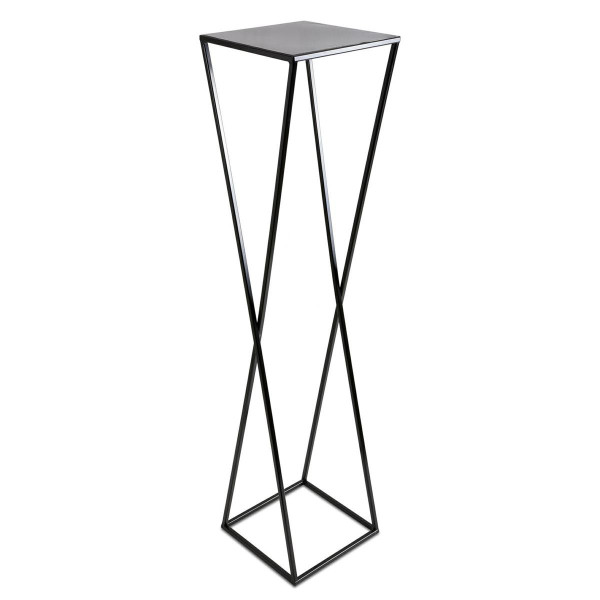 Nowoczesny kwietnik stojący 100 cm czarny 88124