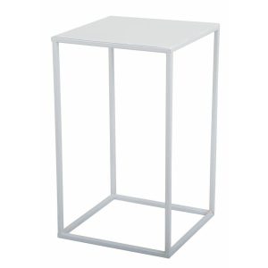 Nowoczesny kwietnik stojący 40 cm biały GLAM 88142 Nowoczesny kwietnik stojący 40 cm biały GLAM 88142