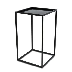 Nowoczesny kwietnik stojący 40 cm czarny 88084 Nowoczesny kwietnik stojący 40 cm czarny 88084