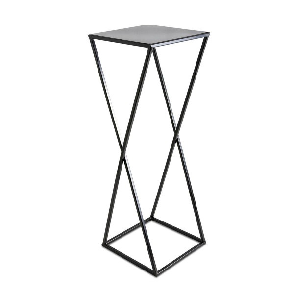 Nowoczesny kwietnik stojący 70 cm czarny LOFT 88008