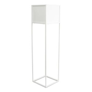 Nowoczesny kwietnik stojak biały 90 cm GLAM 88026 Nowoczesny kwietnik stojak biały 90 cm GLAM 88026