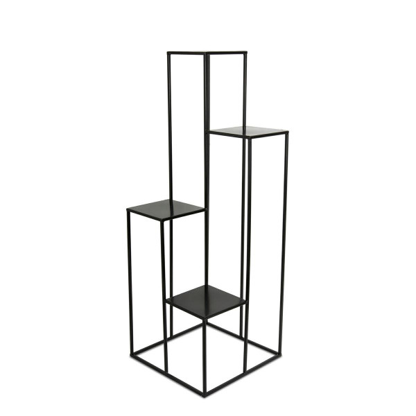 Nowoczesny kwietnik stojak czarny 110 cm LOFT 88082