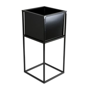 Nowoczesny kwietnik stojak czarny 50 cm LOFT 88105 Nowoczesny kwietnik stojak czarny 50 cm LOFT 88105