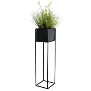 Nowoczesny kwietnik stojak czarny 90 cm LOFT 88086 Nowoczesny kwietnik stojak czarny 90 cm LOFT 88086