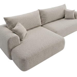 Nowoczesny Narożnik 260×145 cm Viton Greige Szaro Beżowy Lewy 983592 Nowoczesny Narożnik 260×145 cm Viton Greige Szaro Beżowy Lewy 983592