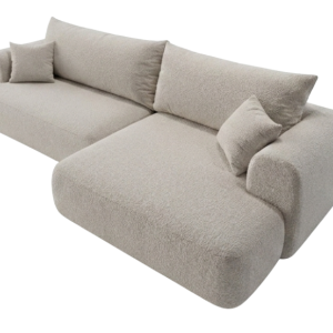 Nowoczesny Narożnik 260×145 cm Viton Greige Szaro Beżowy Prawy 983591 Nowoczesny Narożnik 260×145 cm Viton Greige Szaro Beżowy Prawy 983591
