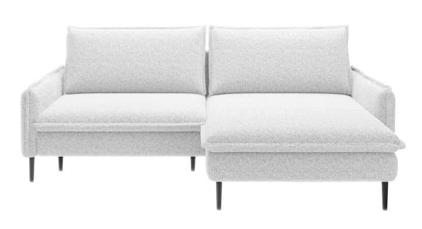 Nowoczesny Narożnik GLOSSY z funkcją spania Wersal 855809
