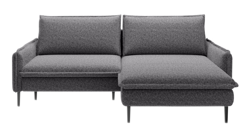 Nowoczesny Narożnik GLOSSY z funkcją spania Wersal 855811