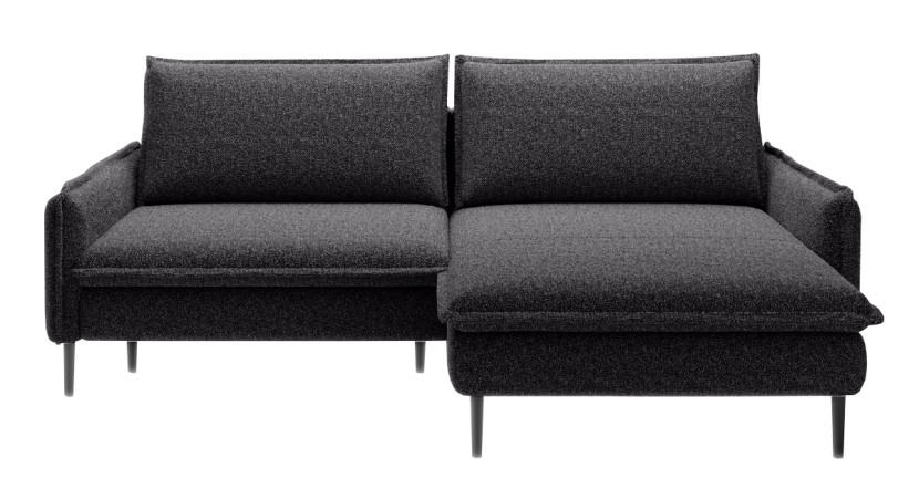 Nowoczesny Narożnik GLOSSY z funkcją spania Wersal 855815