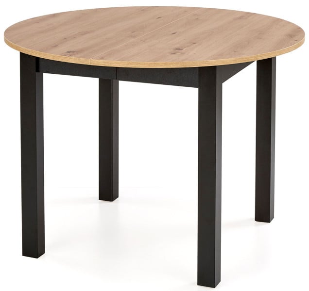 Nowoczesny okrągły stół rozkładany dąb artisan + - Xylo 326986