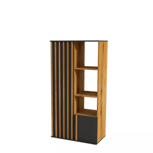 Nowoczesny regał do salonu 80 cm NELGARI 735890