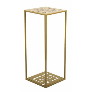 Nowoczesny stojący kwietnik 60 cm złoty 88074 Nowoczesny stojący kwietnik 60 cm złoty 88074