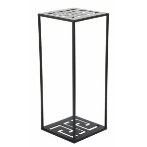 Nowoczesny stojący kwietnik czarny 60 cm LOFT 88158 Nowoczesny stojący kwietnik czarny 60 cm LOFT 88158