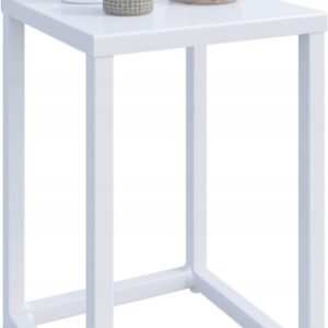 Nowoczesny Stojak Na Kwiaty 20x20x27 Loft Salon Biały 926484 Nowoczesny Stojak Na Kwiaty 20x20x27 Loft Salon Biały 926484