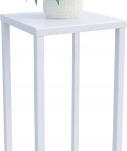 Nowoczesny Stojak Na Kwiaty 20x20x37 Loft Salon Biały 926471 Nowoczesny Stojak Na Kwiaty 20x20x37 Loft Salon Biały 926471