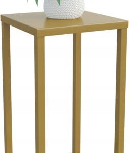 Nowoczesny Stojak Na Kwiaty 20x20x37 Loft Salon Złoty 926480 Nowoczesny Stojak Na Kwiaty 20x20x37 Loft Salon Złoty 926480