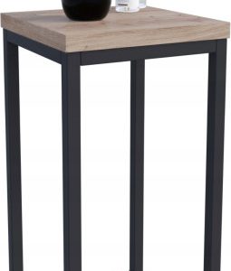 Nowoczesny Stojak Na Kwiaty 20x20x39 Loft Salon Czarny+Dąb Artisan 931802 Nowoczesny Stojak Na Kwiaty 20x20x39 Loft Salon Czarny+Dąb Artisan 931802