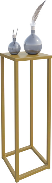 Nowoczesny Stojak Na Kwiaty 20x20x57 Loft Salon Złoty 934313