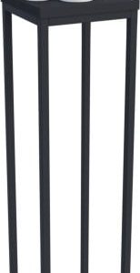 Nowoczesny Stojak Na Kwiaty 20x20x80 Loft Salon Czarny+Czarny MiniPearl 963528 Nowoczesny Stojak Na Kwiaty 20x20x80 Loft Salon Czarny+Czarny MiniPearl 963528