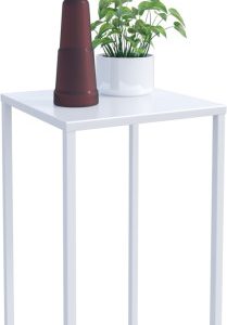 Nowoczesny Stojak Na Kwiaty 30x30x57 Loft Salon Biały 934267 Nowoczesny Stojak Na Kwiaty 30x30x57 Loft Salon Biały 934267