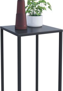 Nowoczesny Stojak Na Kwiaty 30x30x57 Loft Salon Czarny 934316 Nowoczesny Stojak Na Kwiaty 30x30x57 Loft Salon Czarny 934316