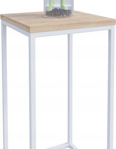 Nowoczesny Stojak Na Kwiaty 30x30x59 Loft Salon Biały+Dąb Sonoma 934268 Nowoczesny Stojak Na Kwiaty 30x30x59 Loft Salon Biały+Dąb Sonoma 934268