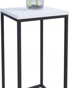 Nowoczesny Stojak Na Kwiaty 30x30x59 Loft Salon Czarny+Biały Mat 934287 Nowoczesny Stojak Na Kwiaty 30x30x59 Loft Salon Czarny+Biały Mat 934287