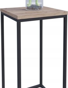 Nowoczesny Stojak Na Kwiaty 30x30x59 Loft Salon Czarny+Dąb Artisan 934319 Nowoczesny Stojak Na Kwiaty 30x30x59 Loft Salon Czarny+Dąb Artisan 934319