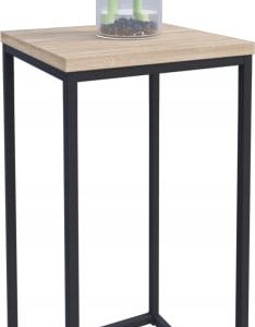 Nowoczesny Stojak Na Kwiaty 30x30x59 Loft Salon Czarny+Dąb Sonoma 934306 Nowoczesny Stojak Na Kwiaty 30x30x59 Loft Salon Czarny+Dąb Sonoma 934306