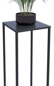 Nowoczesny Stojak Na Kwiaty 30x30x78 Loft Salon Czarny 934308 Nowoczesny Stojak Na Kwiaty 30x30x78 Loft Salon Czarny 934308