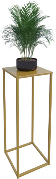 Nowoczesny Stojak Na Kwiaty 30x30x78 Loft Salon Złoty 934271