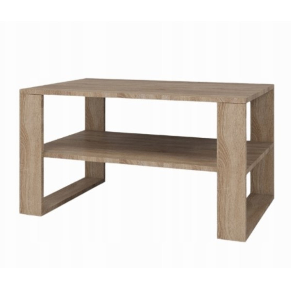 Nowoczesny stolik kawowy ława do salonu LOFT Dąb Sonoma elegancki design 802779