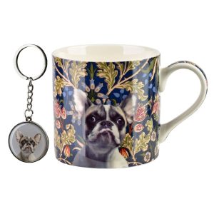 NOYA Kubek z breloczkiem 380ml 9x13x9cm Buldog francuski 1068416 NOYA Kubek z breloczkiem 380ml 9x13x9cm Buldog francuski 1068416